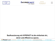 Tablet Screenshot of hypofact.de